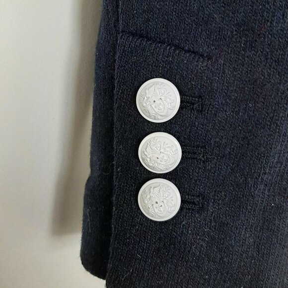 BANANA REPUBLIC - Piped Blazer - Navy - Size 4 - Picture 2 of 4